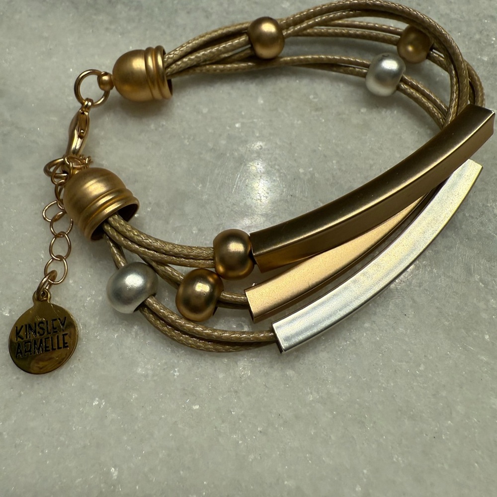 Kinsley Armelle Gold and Silver Bracelet